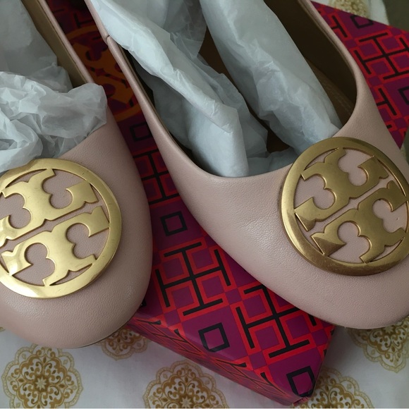Tory Burch Pink Block Heels - Picture 6 of 9